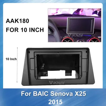 10 palcový 2Din autorádia Fascia GPS navigácia Pre BAIC Saab X25 Auto DVD Prehrávač Refitting Installastion Priestorový Rám Orezania