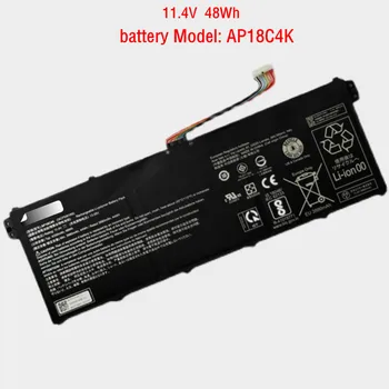 14,8 v V 48WH Skutočné AP18C4K Batéria pre Acer Aspire 3 A315-42 Aspire 5 A514-52 A515-43