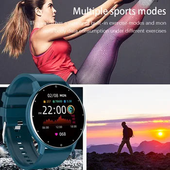 2021 Módne Smart Hodinky Dámy Srdcovej Frekvencie, Krvného Tlaku Multifunkčné Športové Hodinky Muži Ženy Nepremokavé Smartwatch Ženy