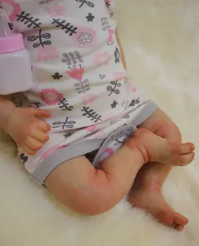 55 cm mäkké Silikónové Reborn Baby Doll Hračka Dielo bebe reborn Novorodencov Úžasné Maľby bonecas Brinquedo