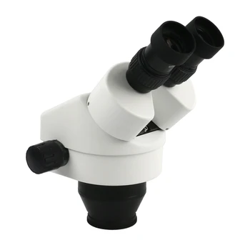 7X-45X Kontinuálne Zoom Binokulárne Mikroskopom Stereo Mikroskopom + 144 LED Prsteň Svetla + Multifunkčné Hliníkovej Zliatiny Stojan