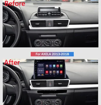 9 palcový 2.5 D IPS HD multi-touch screen Android8.1 2G RAM 32 G ROM NAVI pre Mazda 3 Axela roky 2013-2018 s Bluetooth USB WIFI SWC