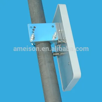 AMEISON Antény 450 - 470 MHz 2 x 9 dBi Smerové Wall Mount Patch Panel MIMO lte 450 mhz anténa