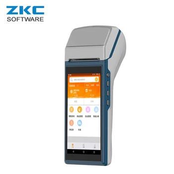 Android Dotykový Displej Malé Fiškálnu pokladňu s termo Tlačiarne, NFC RFID Čítačku Kariet, 3G, WiFi, Bluetooth ZKC5501