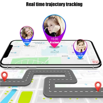 Anti Stratil 4G Deti Smart Hodinky Dieťa WiFi GPS LBS Tracker SOS Monitor Polohy Telefónu GPS Dieťa Sledovať, IOS Android PK Q12 Hodinky