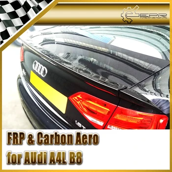 Auto Styling Pre Audi A4L B8 Uhlíkových Vlákien Zadné Pery Spojler (3ks)