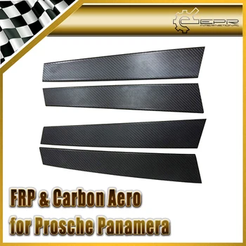 Auto Styling Pre Porsche Panamera 970 (Carbon Fiber & B-Stĺpika, Cover Stick na Typ(Pre-facelifted) (8pcs)