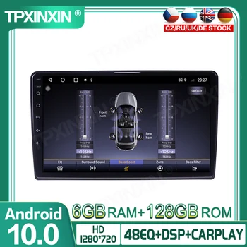 Autorádio Android 10 Pre Lada Granta 2011+ Auto Multimediálny Prehrávač GPS Navi Headunit Rádio Audio Stereo magnetofón Dotykový Displej