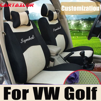 CARTAILOR kryt sedadlami vhodné na vw golf prestieranie nastaviť interiérové doplnky predné&zadné oka auto tvarovanie sedadla podporuje