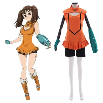 Cosplaydiy Anime Sedem Smrteľných Hriechov Diane Cosplay Kostým Pre Dospelých Dievčatá Hallowen Cosplay Kostým Zákazku L320