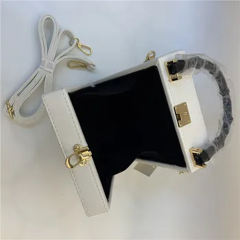 Cosysunny dizajnér luxury diamond dámske kabelky messenger taška obrázok vytlačiť Malé námestie box vrece Spojka Peňaženky žien strany