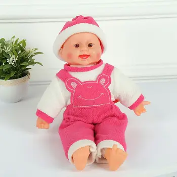 Deň matiek horúci produkt Smeje bábika 50 cm simulácia silikónové panenku pohodlie baby hračky bábiky
