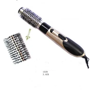 Elektrické Iónové teplovzdušné Kefy Fúka, sušič vlasov, Hrebeň Veľké Vlny, Vlasy Fénom na Vlasy Curler Straightener Styling Hairbrush Salon 7 v 1