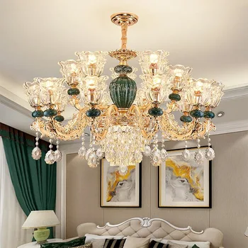 Európska Luster Keramické Moderný Minimalistický Led Svetlo Luxusné Svetlometu Jedáleň, Spálňa Jednoduché Zliatiny Zinku Obývacej Izby Lampa