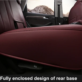 FUZHKAQI Vlastné Kožené autosedačky kryt Pre AUDI A4 A3 A6 Q3 Q5 Q7 A1 A5 A7, A8, TT a R8 Automobily prestieranie sedadlami protector