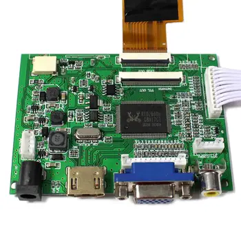 HD MI+VGA+2AV LCD Ovládač Rada VS-TY2662 V5-8 cm 1024x600 ZJ080NA-08A LCD S Dotykovým Panelom