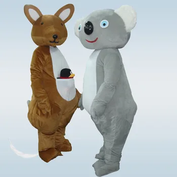 Hot Predaj 2019 Dospelých Krásna Koala Klokan Maskot Kostým Zákazku Maskot Maškarné Kostýmy Zvierat Kostým Party Kostýmy