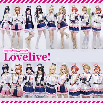 Hra LoveLive Cosplay Kostým Rin Eli Maki Umi Niko Kostým Lásku Žiť Šaty Anime Vyhovovali Ženy Halloween Party Jednotné Zákazku