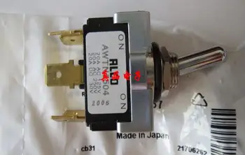 Japonsko ALCO AWTN1504 tlačidlo prepnúť 20A AC 250V 6 peších 2 gear rocker shake vypínač
