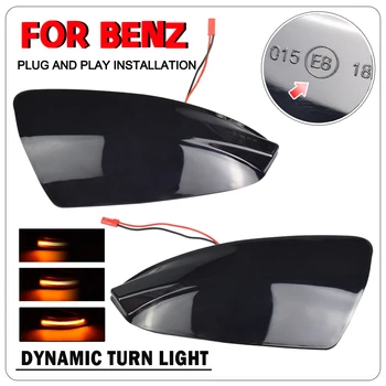 LED Dynamický Zase Signálneho Svetla Bočné Zrkadlo Indikátor Blinker Na Mercedes Benz C Trieda W204 S204 07-14 Vito Viano W639 ML W164