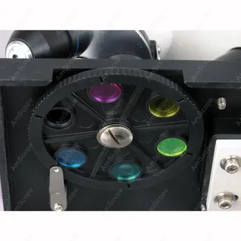 LED Svetlá Zložené Mikroskopom-AmScope Dodávky 40X-1000X Dual LED Svetlá Zlúčenina s Mikroskopom Batérie a Zasuňte Sady