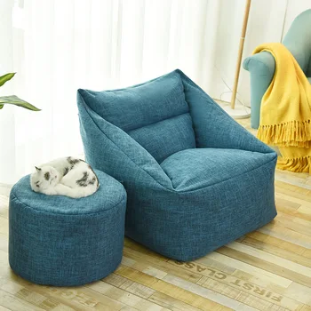 Lenivý gauč beanbag Jeden Textílie minimalizmus obývacia izba gauč tatami spálňa prenosné odnímateľný bean bag stoličky totoro posteľ