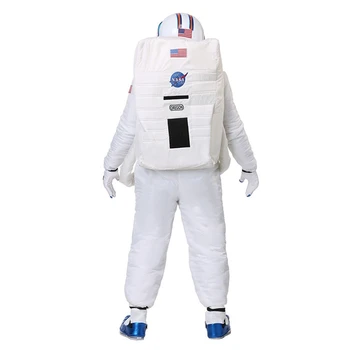 Luxusné Astronaut Cosplay Kostým Pre Dospelých Mužov Spacesuit Vesmíru Star Party Oblečenie Výkon Rekvizity