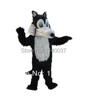 Maskot Black Wolf Maskot Kostým vlastné maškarný kostým anime cosplay auta mascotte tému maškarný karneval kostým