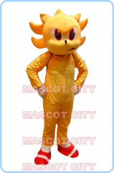 Maskot golden super ježko maskot kostým pre dospelých veľkosť hot predaj anime cosplay kostýmy, karneval, maškarný 2659