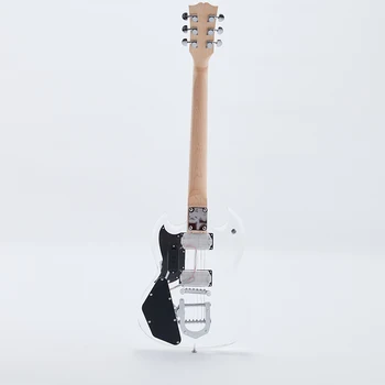 Modré Led Osvetlenie Elektrická Gitara Akryl Telo Chrome Hardvéru