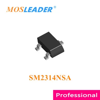 Mosleader SM2314NSA SOT23 3000PCS SM2314 SM2314NSAC-TRG 20V 4.5 N-Kanál Vyrobené v Číne Vysokej kvality
