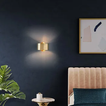 Nordic led crystal aplique luz porovnanie arandela wandlamp domov deco espelho obývacia izba lampa
