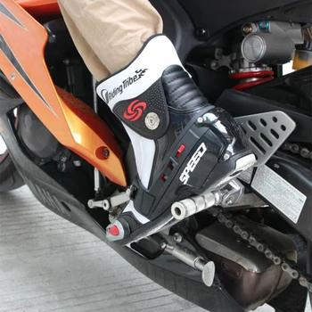 NOVÝ Motocykel, Ochranné odevy, Topánky Motobotinki Rýchlosť Biker Uprostred Boot Motocykel Závodná Botas Moto Gear Protection Obuvi