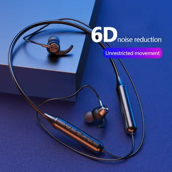 PRE 2022 Bezdrôtový Magnetický Bluetooth 5.0 Slúchadlá Neckband Stereo Headset Handsfree Vodotesné Slúchadlá S Mikrofónom Bluetooth