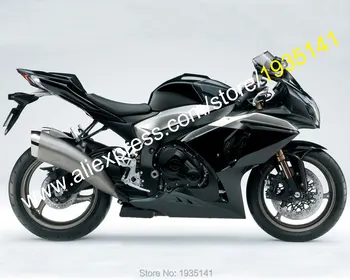 Pre Suzuki K9 GSX-R1000 2009-2016 ABS Časti GSX-R1000 09-16 Black Bodyworks Motocykel Kapotáže kit (Vstrekovanie)
