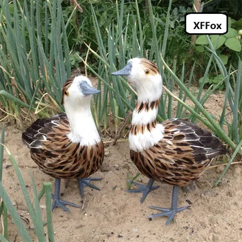 Pár simulácia kačica modely pena&pierko reálnom živote kačica vtákov, hračky, darčekové o 37-38 cm xf0764