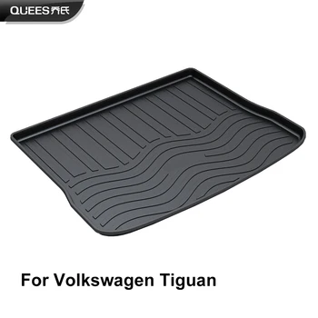 QUEES Vlastné Nosenie Nákladu Líniové Zásobník Mat pre Volkswagen Tiguan Allspace 2007 2008 2009 2010 2011 2017 2018