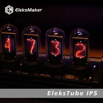 RGB Nixie Tube Clock Tabuľka Elektronické Ploche Hodiny LED Digitálne Hodinky Svetlo Stôl Svietiť Trubice Hodiny Tiché Domáce Dekorácie Darček