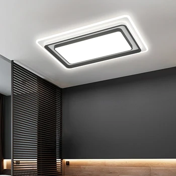 Rôzne Tvary LED Osvetlenie Lustre Pre Spálne Štúdia Obývacia Izba Domov Black Vnútorné Osvetlenie Svietidlo akryl Stmievateľné