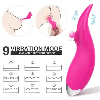 Sexuálne Hračky Klitorálny Vibrátory Klitoris Stimulátor Malé Jazyk Lízanie Masér Zmyselné Hry Ústne Dospelých Hračka pre Predohra Silikónové