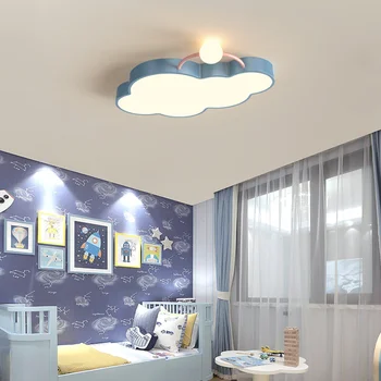 Spálňa lampa cloud macarons detskej izby led stropné svietidlo jednoduché moderné teplé tvorivé osobnosti izba lampa