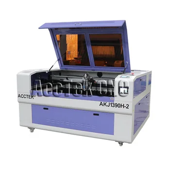 Stroje AKJ1390H-2 co2 kovový laser cutter pre preglejky deka plastové