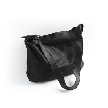 Vendange Európe a Spojených Štátoch jednoduché módy messenger taška veľká kapacita ručne vyrábané kožené taška cez rameno 2294