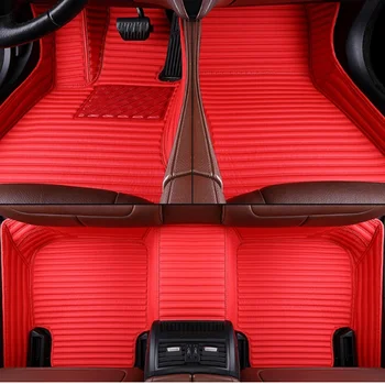 Vlastné špeciálne auto podlahové rohože pre Mercedes Benz GLB 180 200 220d 250 2020 7 miest trvanlivé nepremokavé auto koberce