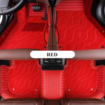 Vysoká kvalita! Vlastné špeciálne auto podlahové rohože pre Lincoln Carsair 2021 trvanlivé nepremokavé dvojitej vrstvy koberce pre Carsair 2020