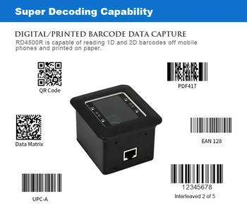 Vysoké náklady na výkon auto zmysel pre laserové bar code reader skener prenosné USB 1D čiarových kódov, modul