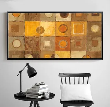 Whosale vysoko kvalitnej handpainted olejomaľba abstraktné zlato maľby Nástenné art Obraz pre obývacia izba, spálňa stenu decor