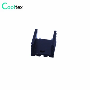 (500pcs/lot) 20x15x10mm IC Chladič, Triode radiátor NA 220 TO220 integrovaný obvod chladiča