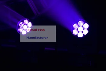 7X12W LED Lýra Pohyblivé Hlavy Ľahké Umývanie Lúč Účinok Dj Svetlo Na Disco Svetlo nočný klub Strany Vianočné Osvetlenie Projektor Laserová Show