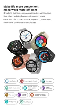 DT2+ Smart Hodinky Bluetooth Hovor Smartwatch Fitness Tracker Športové Hodinky Mužov Curren Krvný Tlak Inteligentný Náramok pre Android IOS